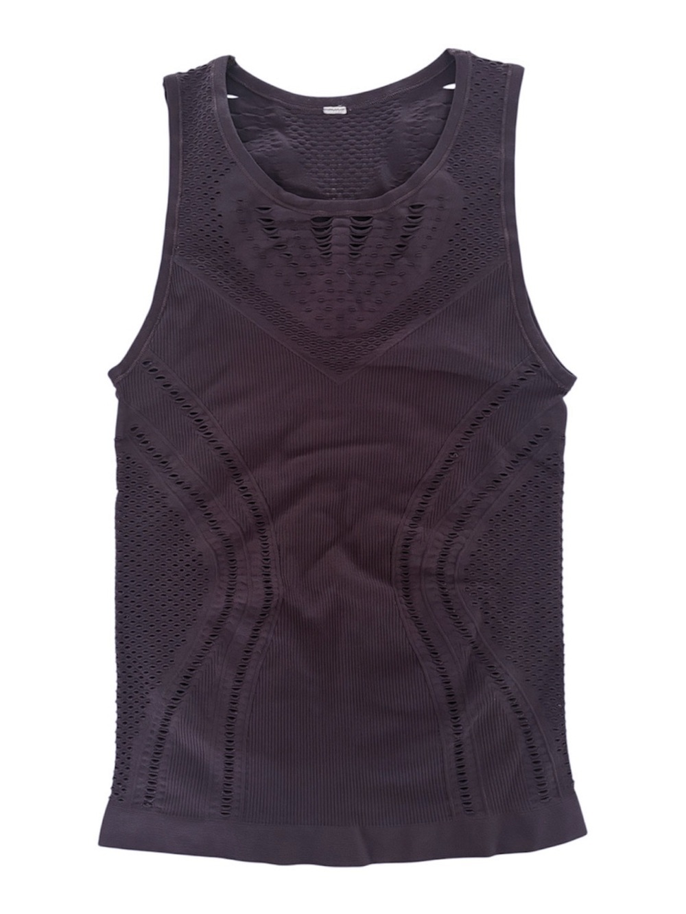 ALO Yoga Lark Slash & Burn Tank. Size XS. Color- Raisin - Picture 2 of 3